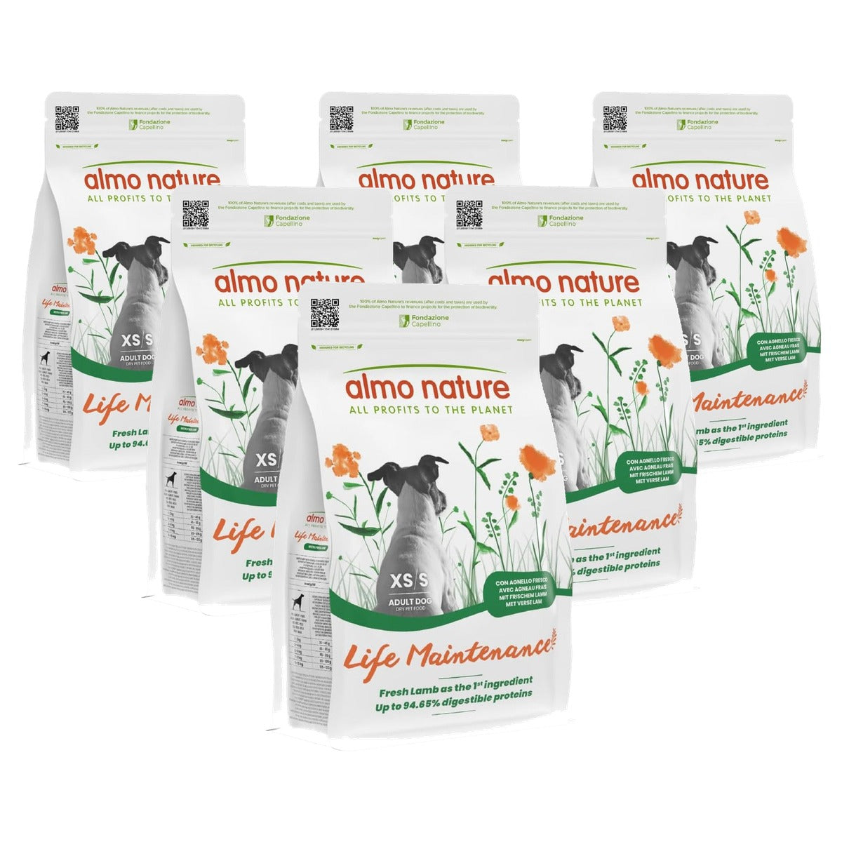 Almo Nature Life Maintenance Droogvoer Hond Lam XS-S 2 kg - 6-pack
