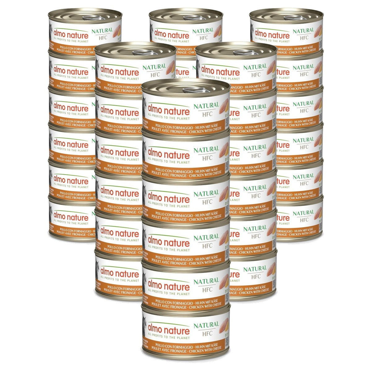 Almo Nature HFC Natural Kattenvoer Kip & Kaas 6 x 70 g - 6-pack