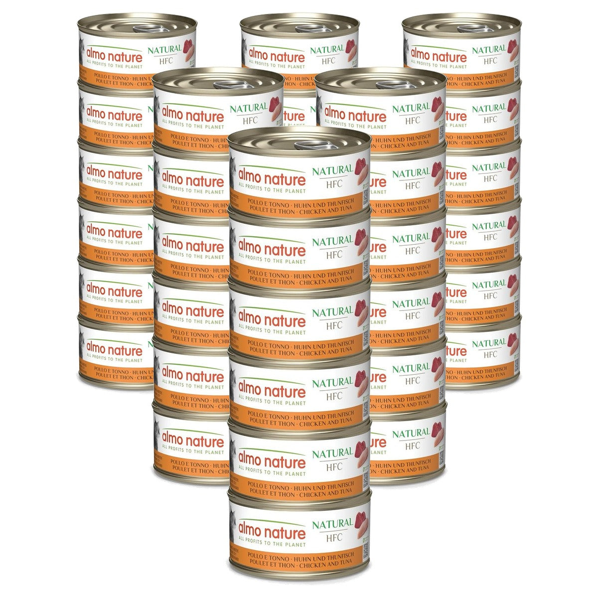 Almo Nature HFC Natural Kattenvoer Kip en Tonijn 6 x 70 g - 6-pack