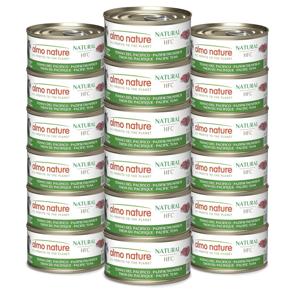 Almo Nature HFC Natural Kattenvoer Pacific Tonijn 6 x 70 g - 3-pack