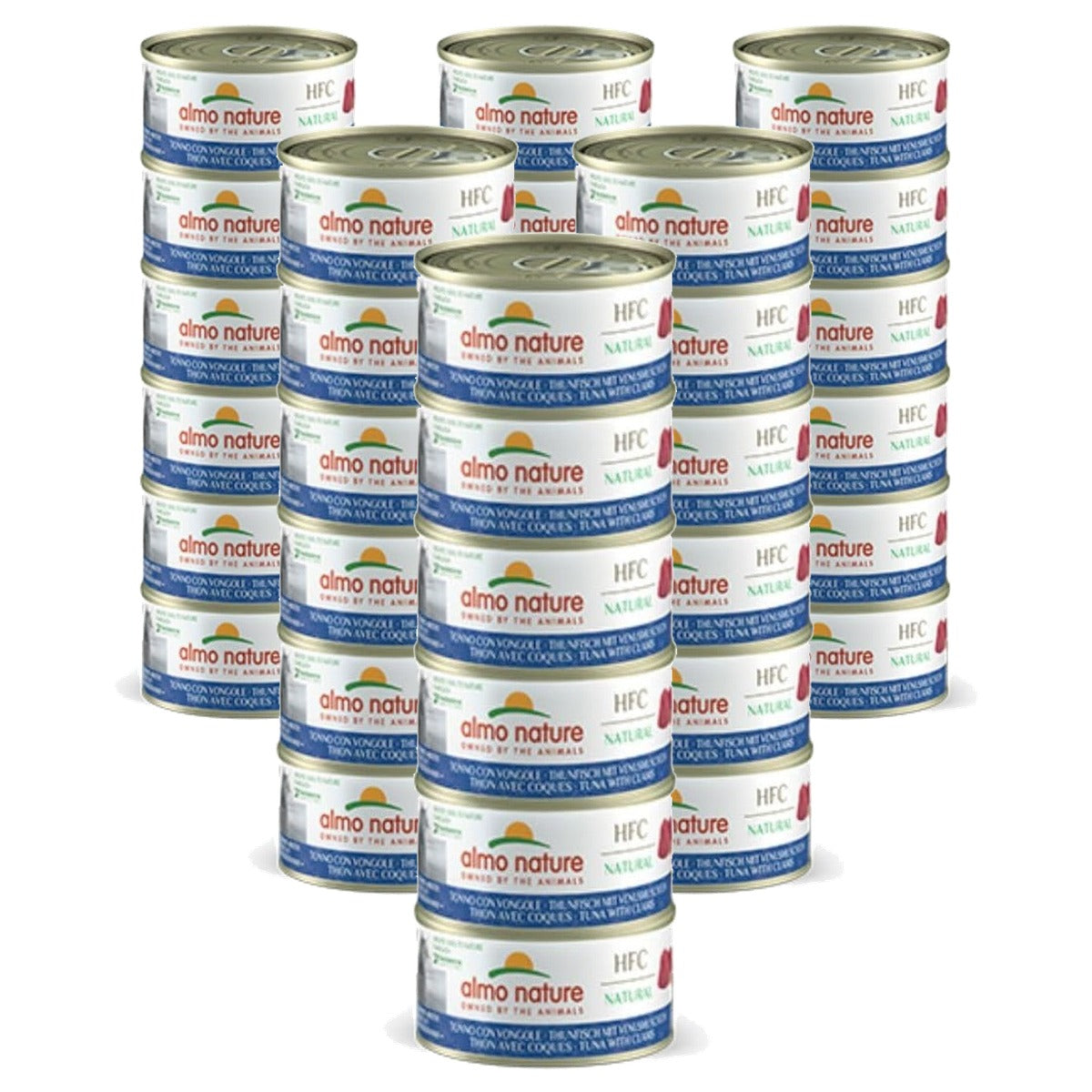 Almo Nature HFC Natural Kattenvoer Tonijn en Schelpen 6 x 70 g - 6-pack
