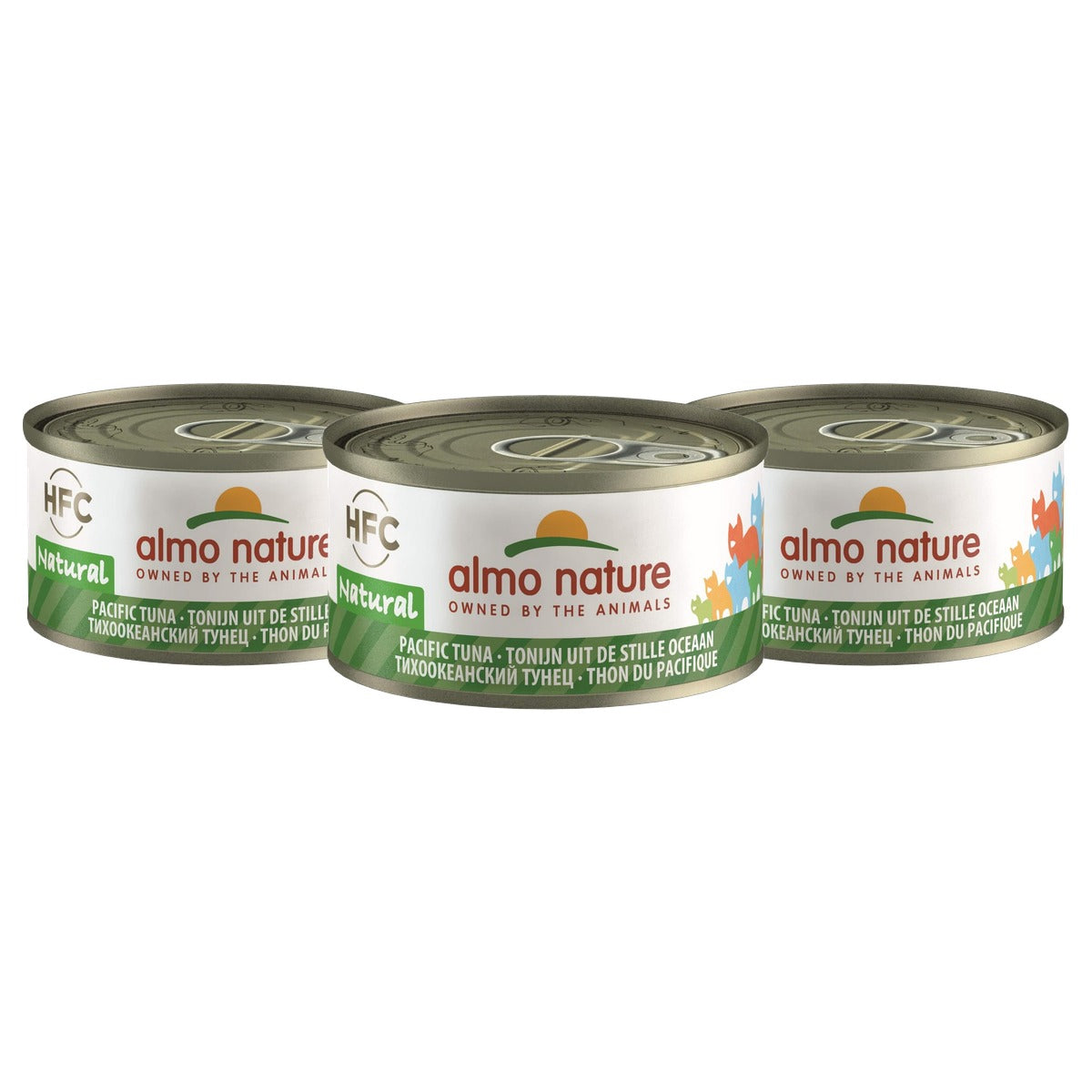 Almo Nature Tonijn uit de Stille Zuidzee Kattenvoer 24 x 70 g - 3-pack