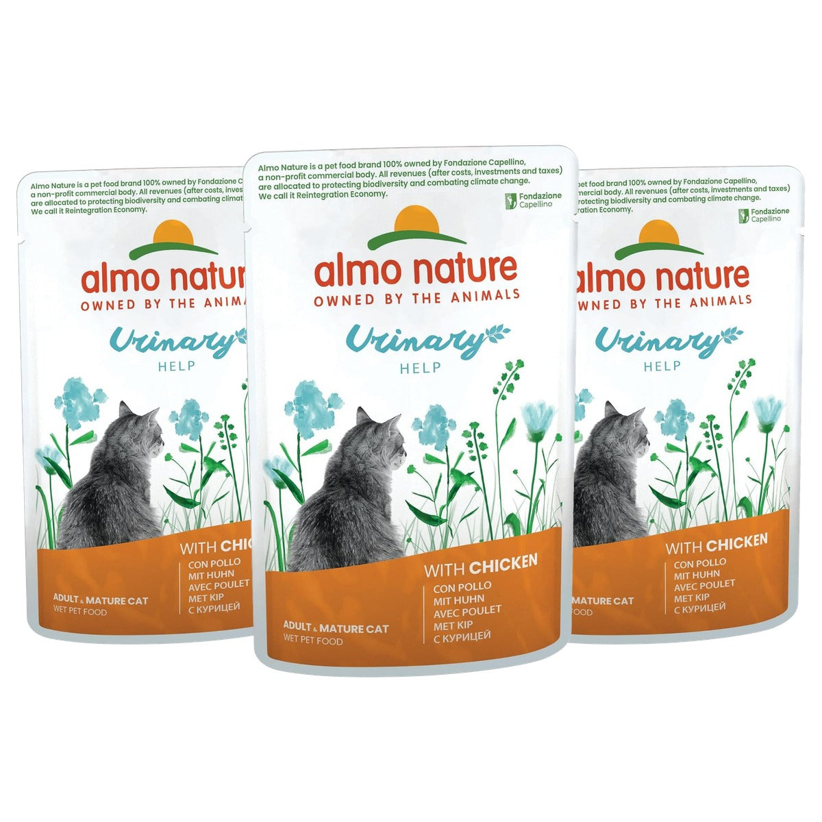 Almo Nature Urinary Help Natvoer Kip 30 x 70 g - 3-pack