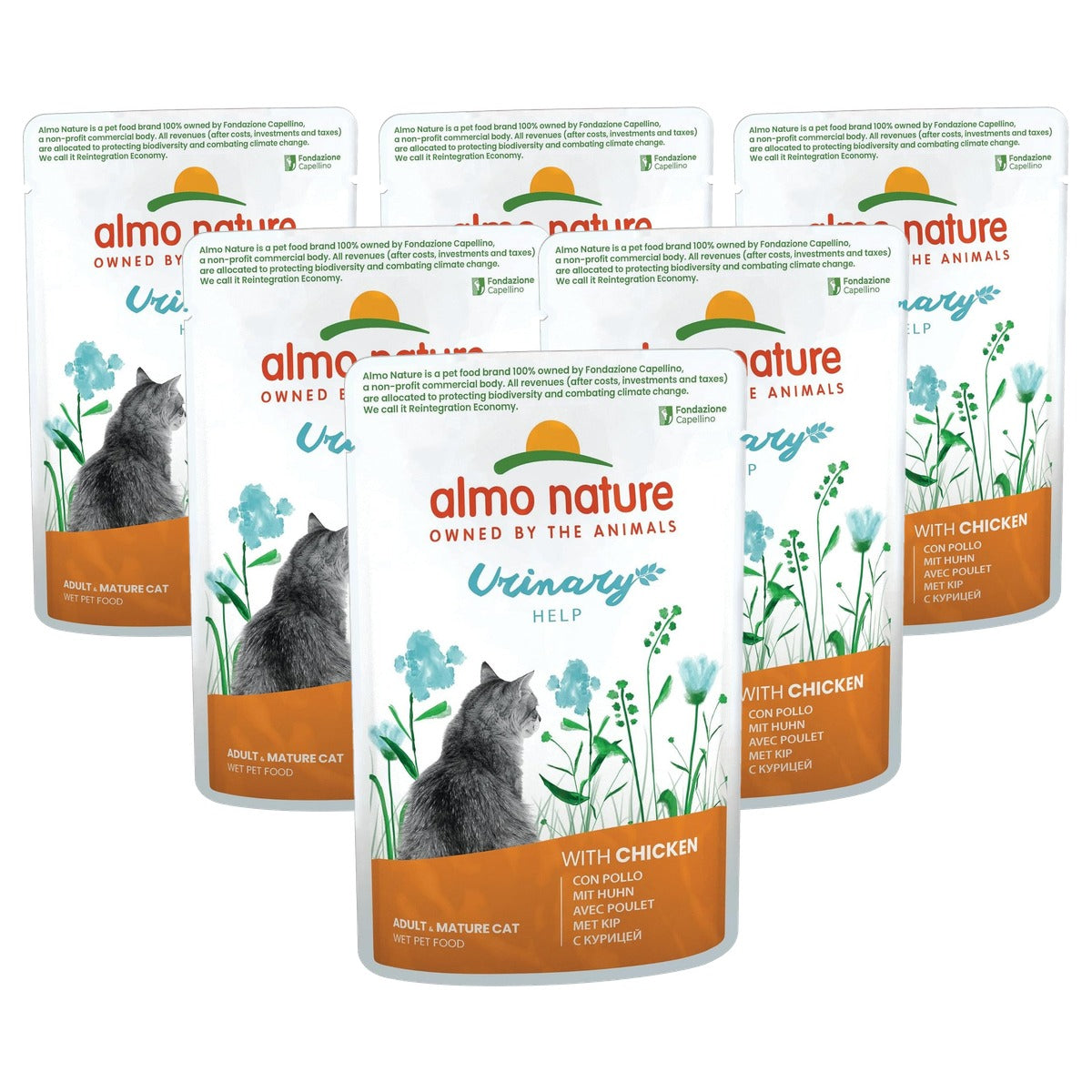 Almo Nature Urinary Help Natvoer Kip 30 x 70 g - 6-pack