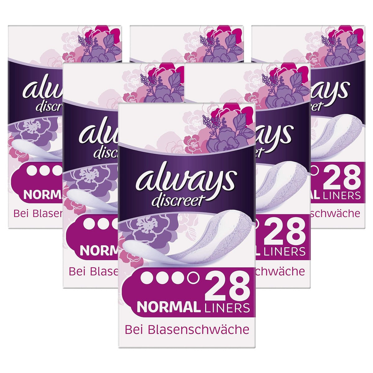 Always Discreet incontinentie-slip inlegkruisjes normaal 28 6 x 120 g - Voordeelverpakking