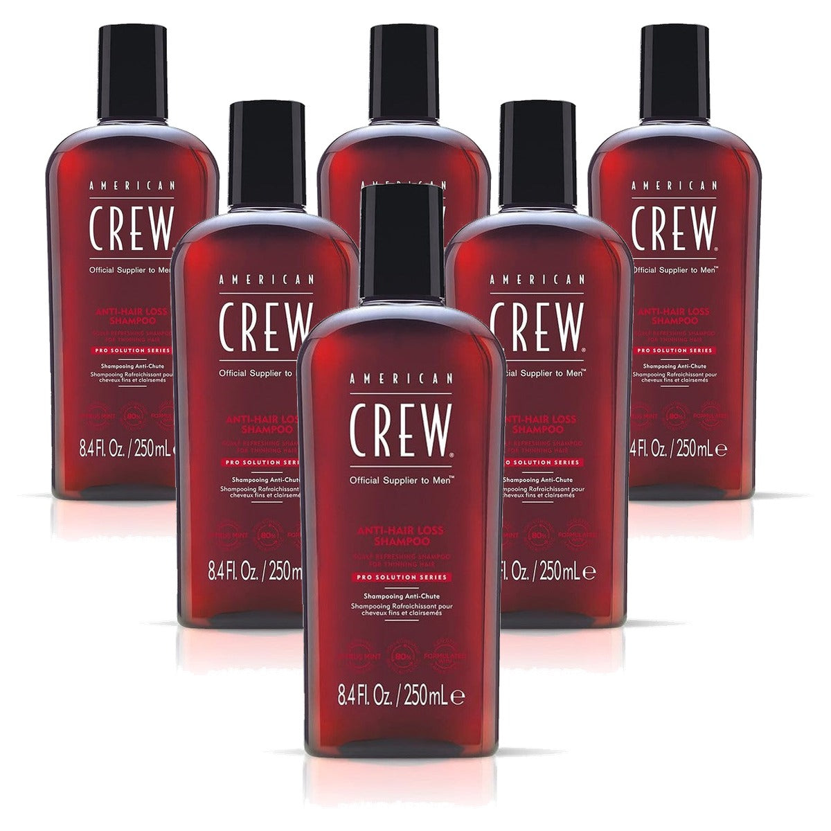 American Crew Anti-Haaruitval Shampoo 250 ml - 6-pack