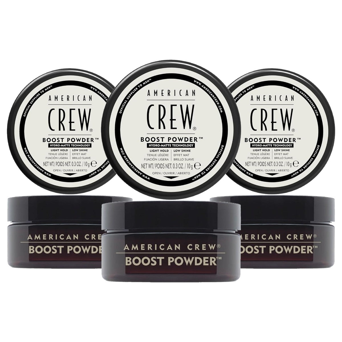 American Crew Classic Boost Powder Stylingpoeder voor Mannen 10 g - 3-pack