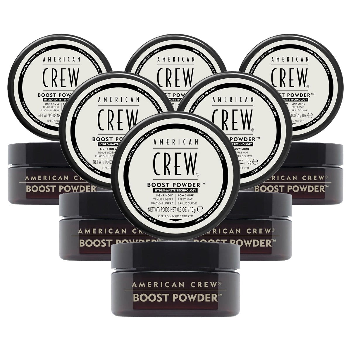 American Crew Classic Boost Powder Stylingpoeder voor Mannen 10 g - 6-pack