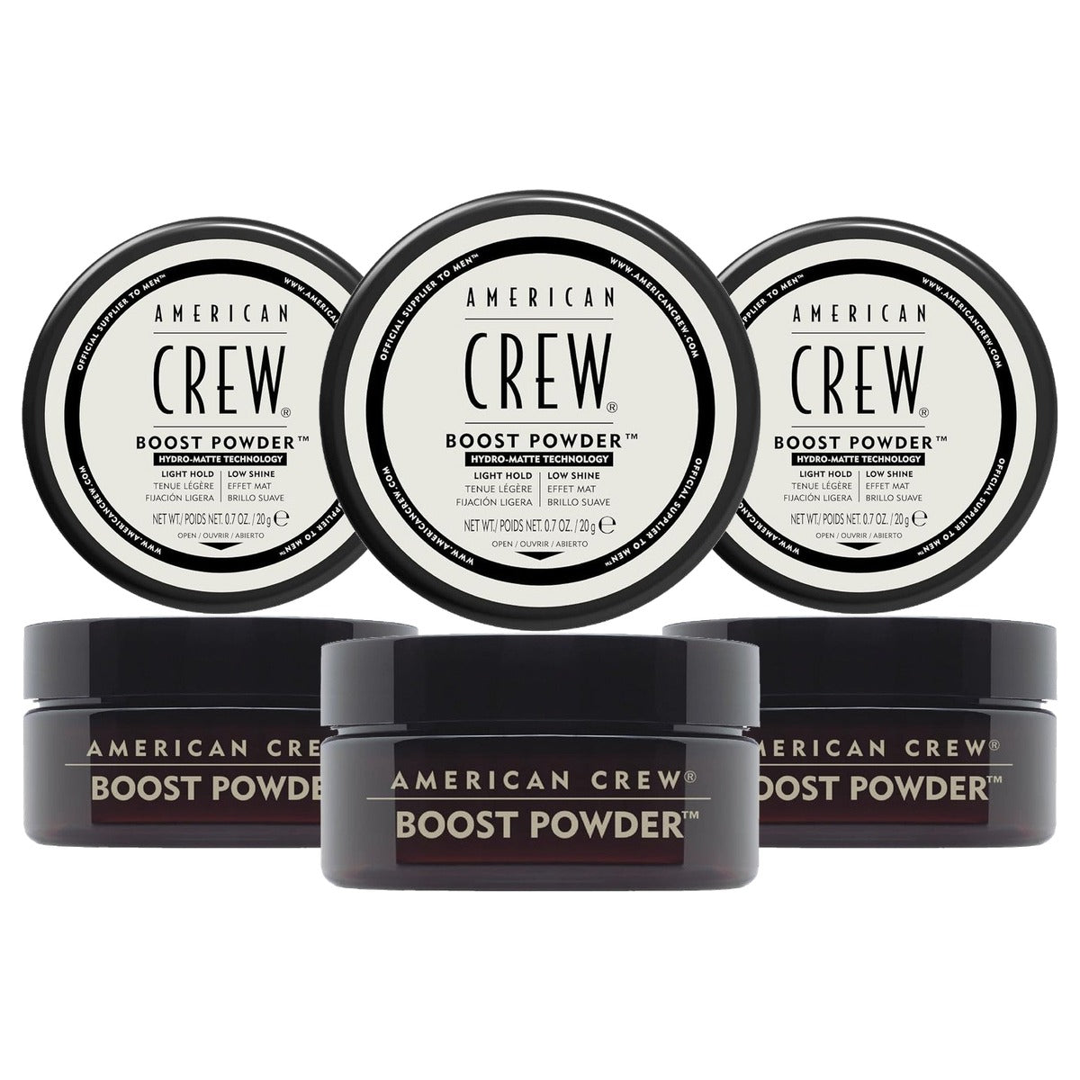 American Crew Classic Boost Powder Stylingpoeder voor Mannen 20 g - 3-pack