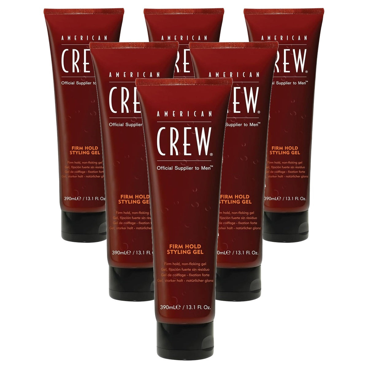 American Crew Firm Hold Styling Gel voor Mannen 250 ml - 6-pack