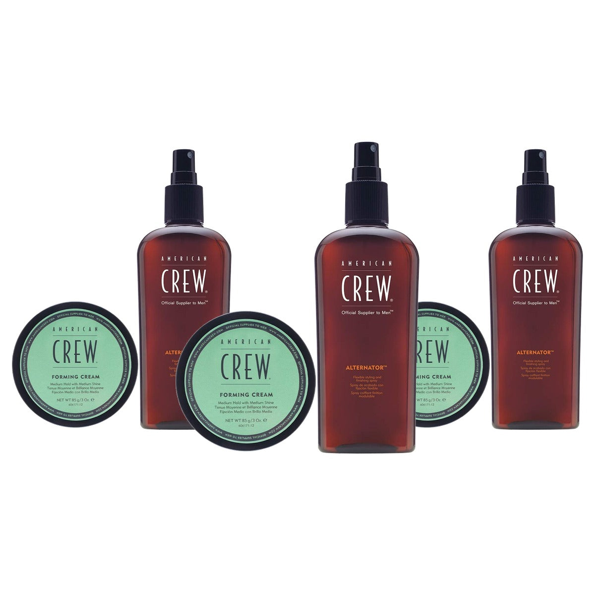 American Crew Forming Cream 85 g & Classic Alternator Finishing Spray 100 ml - 3-pack