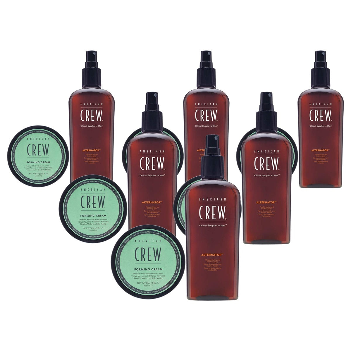 American Crew Forming Cream 85 g & Classic Alternator Finishing Spray 100 ml - 6-pack