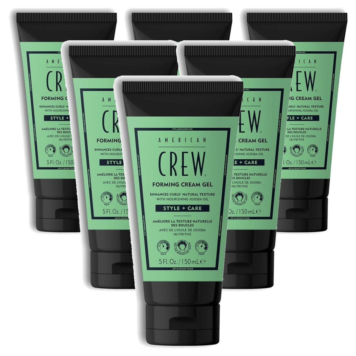 American Crew Forming Cream Gel voor Krullend Haar 150 ml - 6-pack
