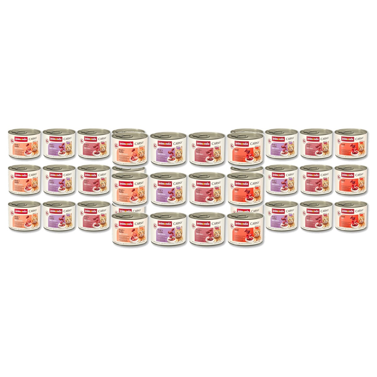 animonda Carny Adult natvoer kattenvoer mix 1 12 x 200 g - 3-pack