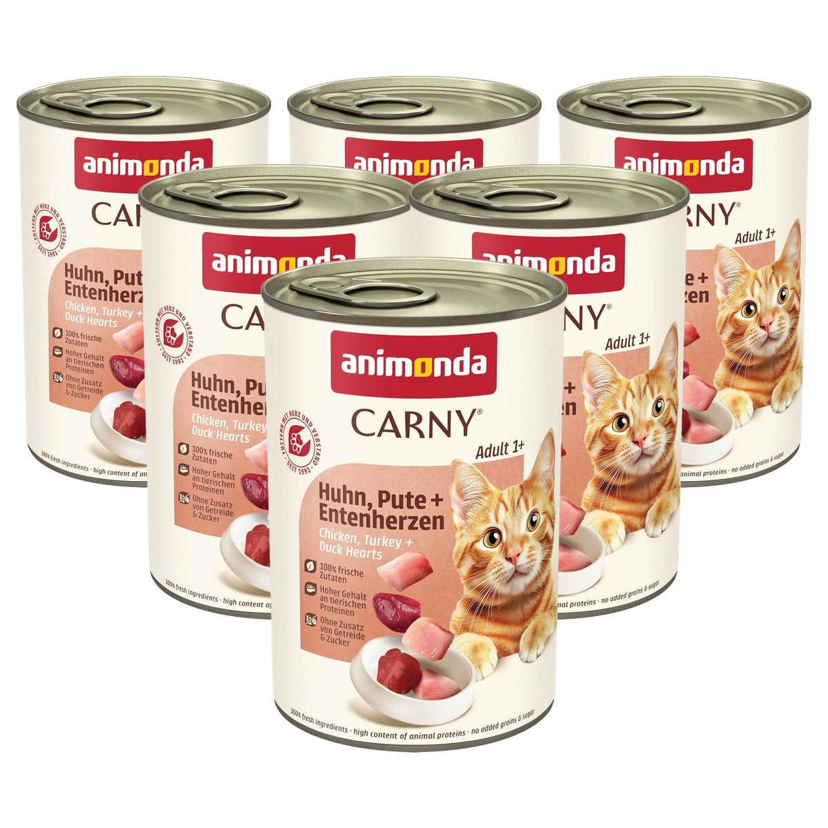 animonda Carny Adult natvoer kattenvoer graanvrij - 6-pack