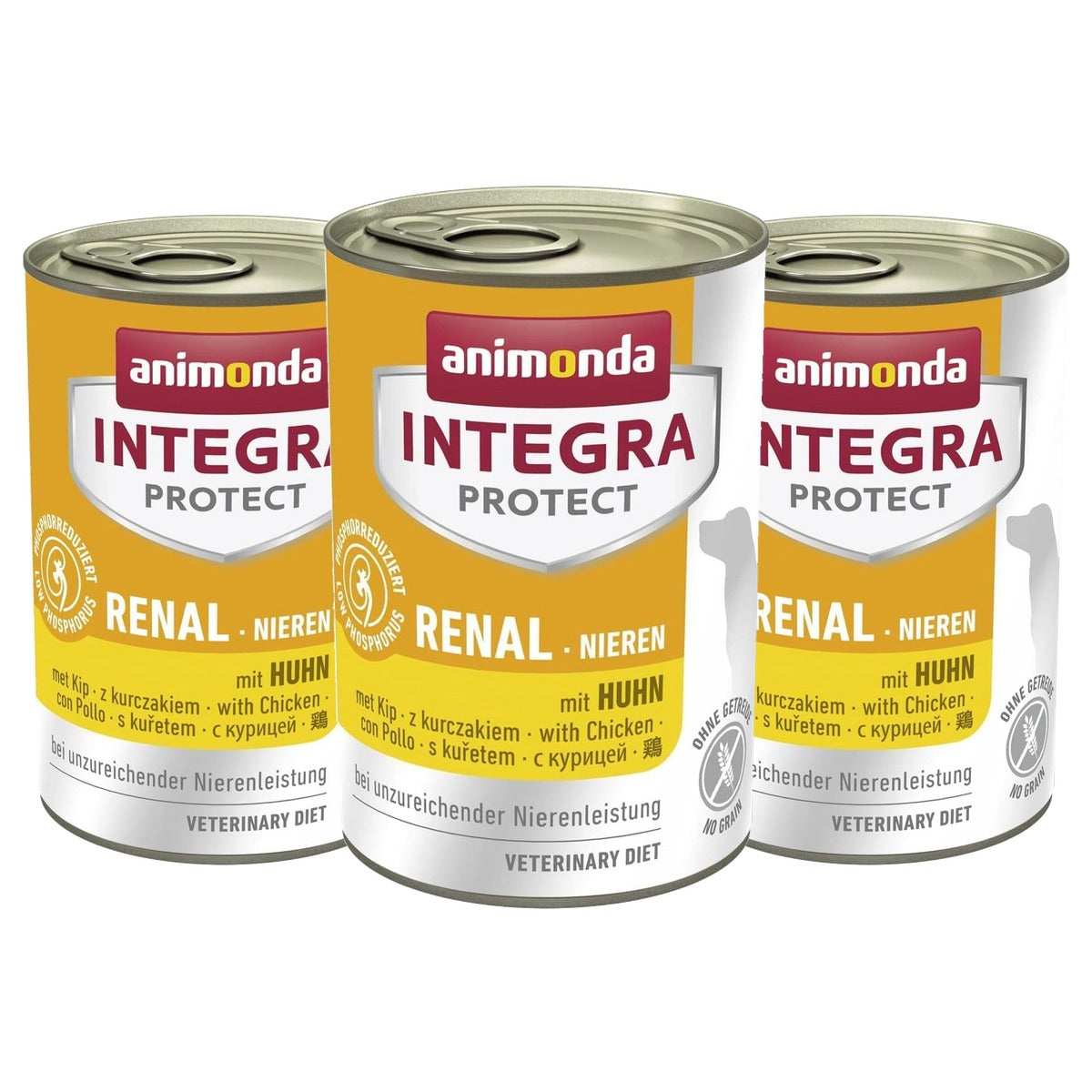 Animonda Integra Protect Nieren natvoer hondenvoer kip - 3-pack