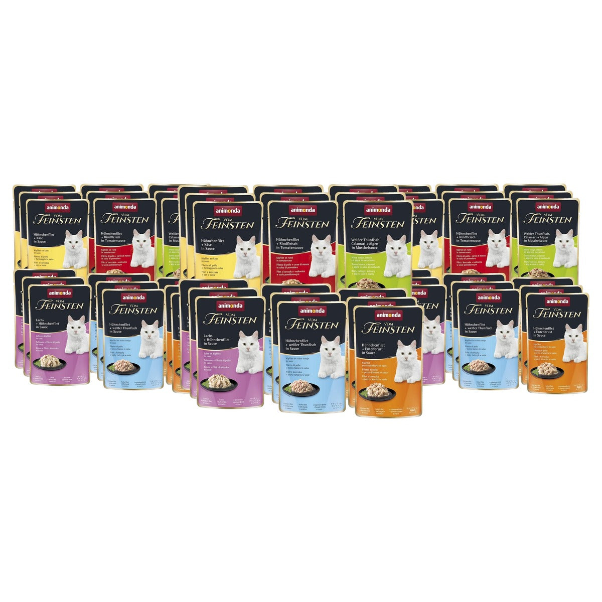 animonda Vom Feinsten natvoer filets in saus 18 x 50 g - 3-pack