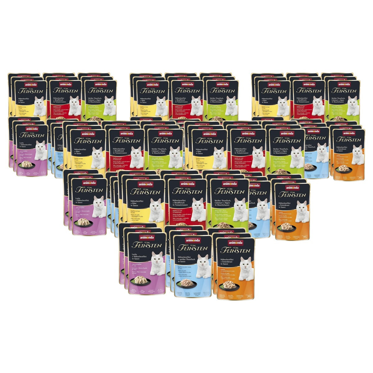 animonda Vom Feinsten natvoer filets in saus 18 x 50 g - 6-pack