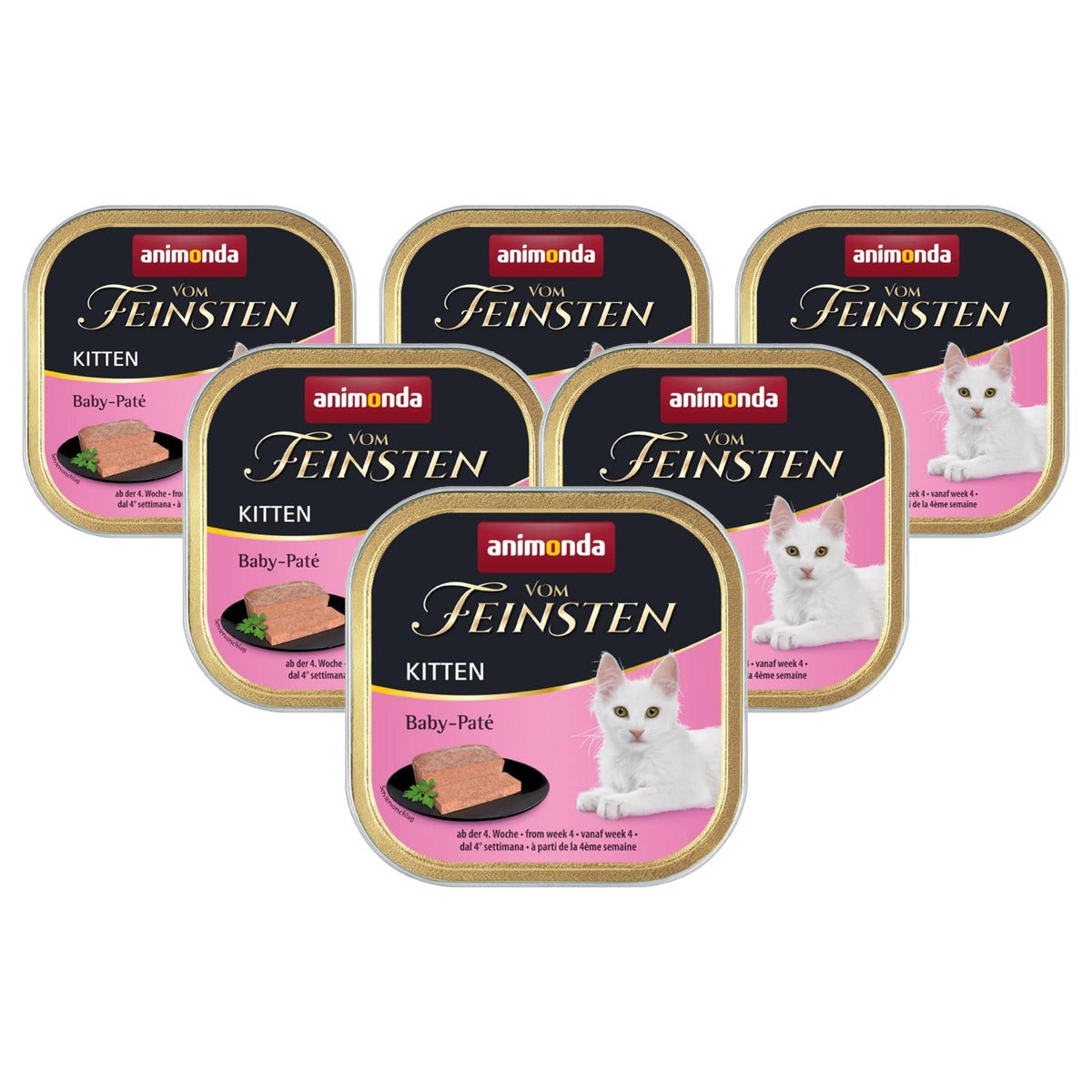 Animonda Vom Feinsten natvoer kattenvoer kitten Baby-paté - 6-pack