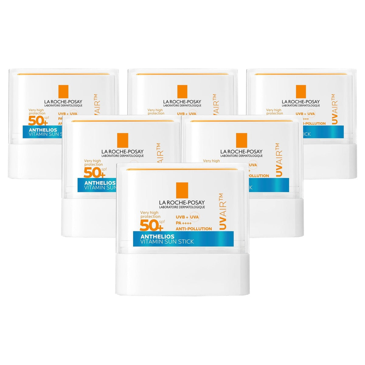La Roche-Posay Anthelios UVAir Vitamine Sun Stick SPF 50+, 10 ml - 6-pack