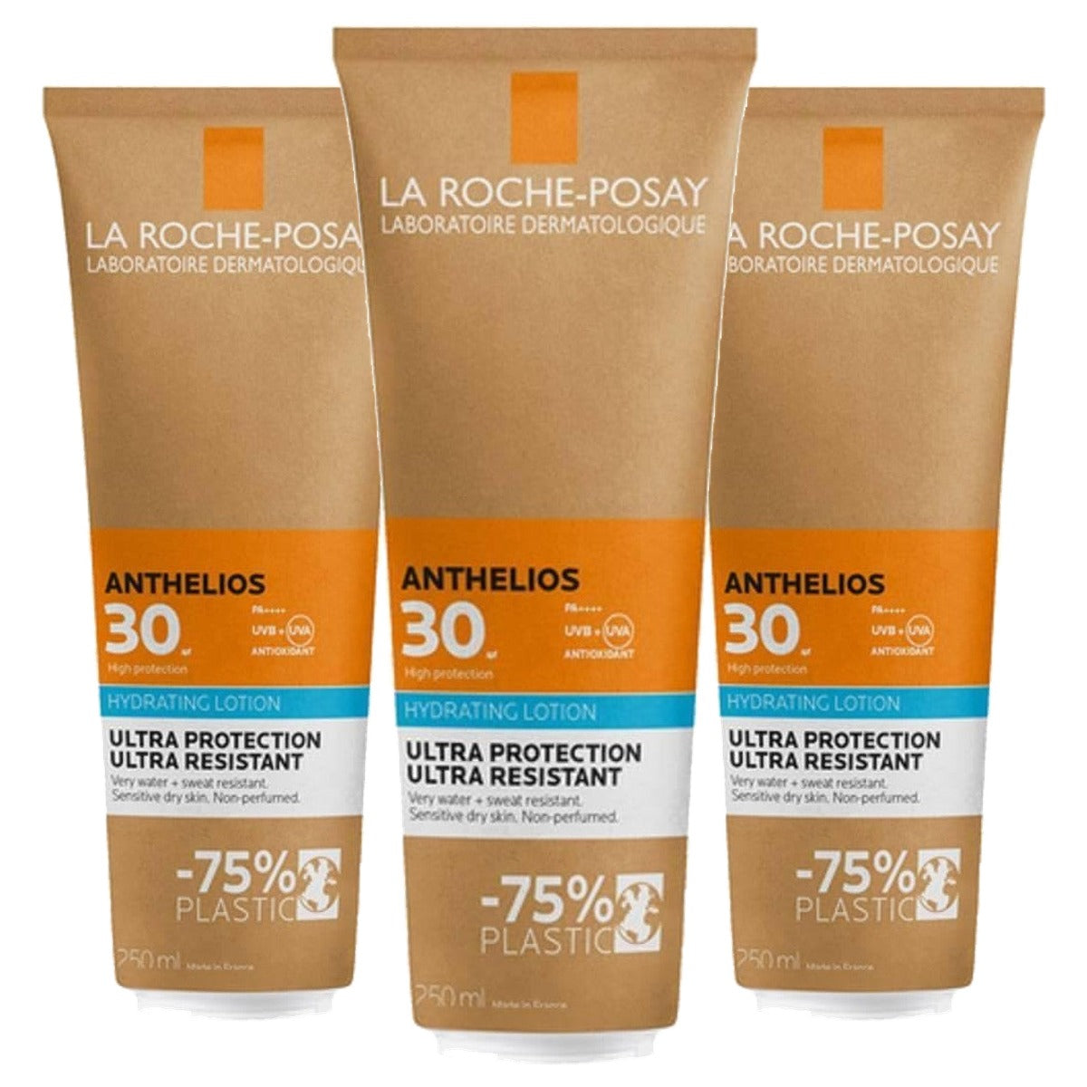La Roche-Posay Anthelios Zonnemelk SPF 30, 250 ml - 3-pack