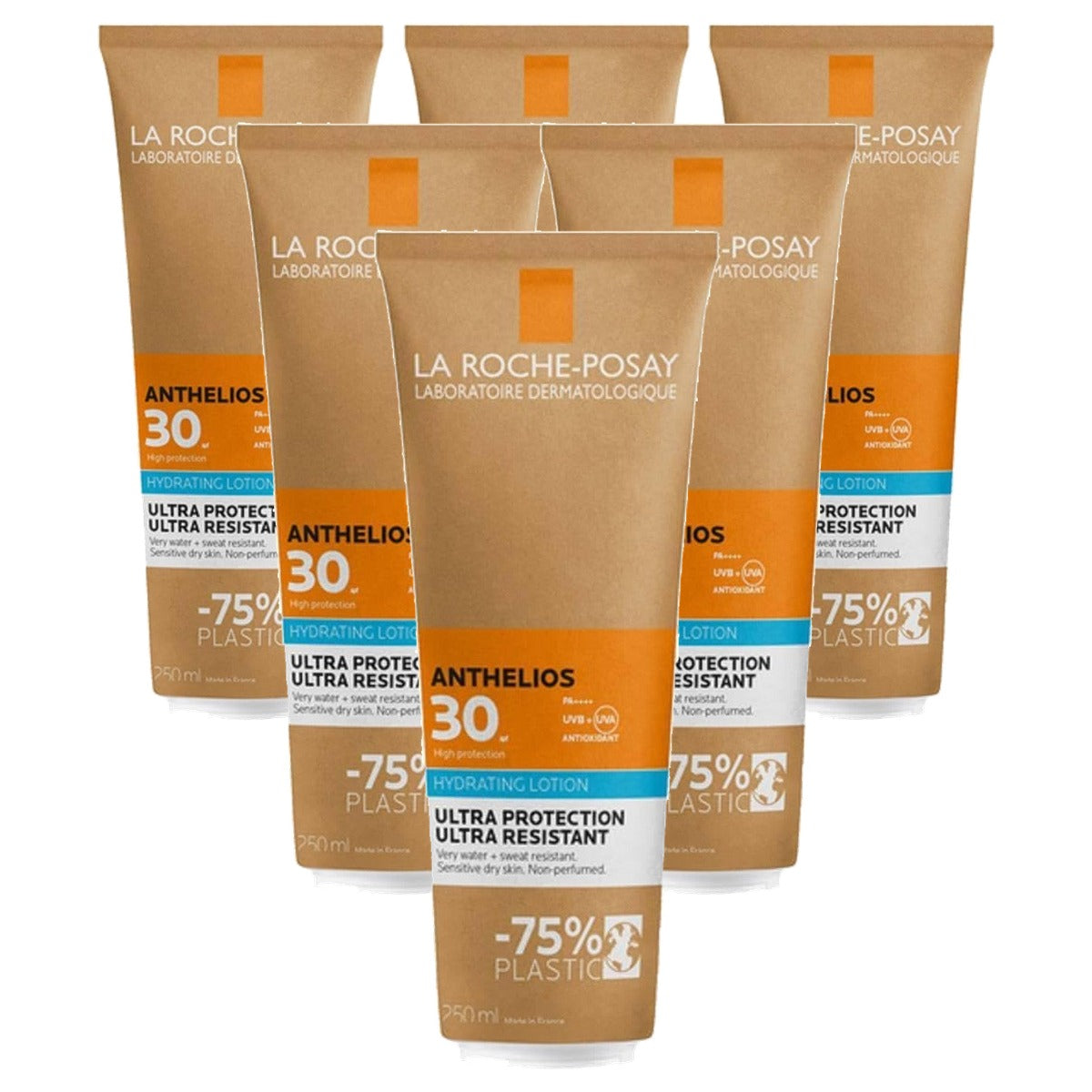 La Roche-Posay Anthelios Zonnemelk SPF 30, 250 ml - 6-pack