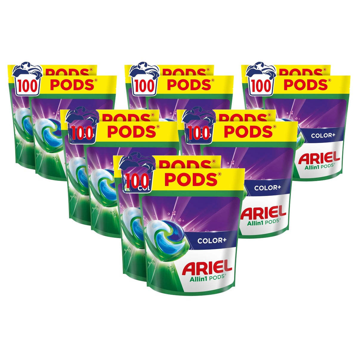 Ariel Pods Color+ Wasmiddel 6 x 100 wasbeurten - Voordeelverpakking