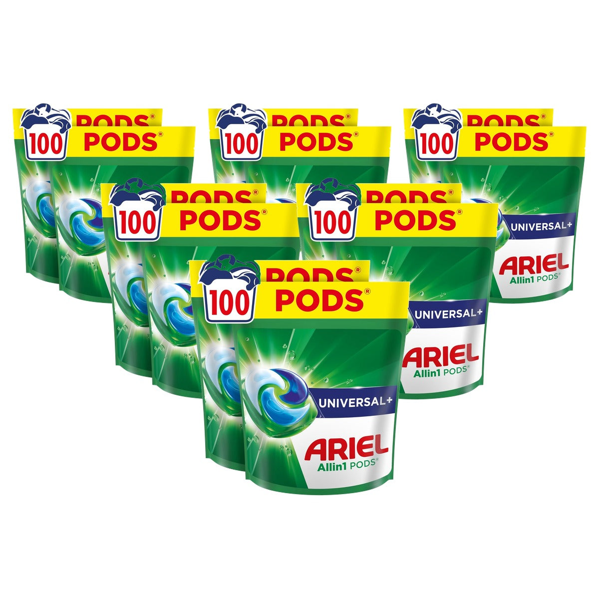Ariel Universal+ Allin1 PODS Wasmiddel 6 x 100 wasbeurten - Voordeelverpakking