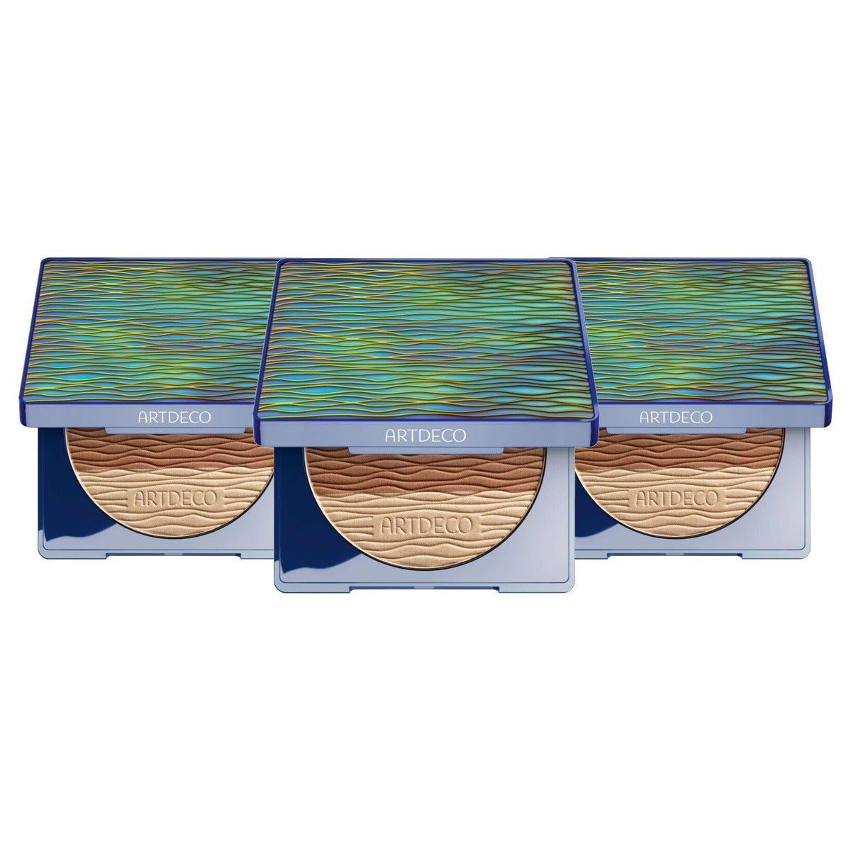 Artdeco All Seasons Bronzing Powder driekleurig Ocean Wave 13,5 g - 3-pack