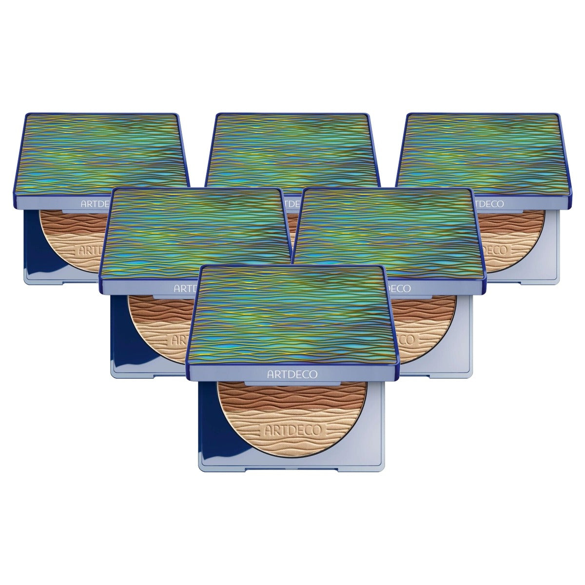 Artdeco All Seasons Bronzing Powder driekleurig Ocean Wave 13,5 g - 6-pack
