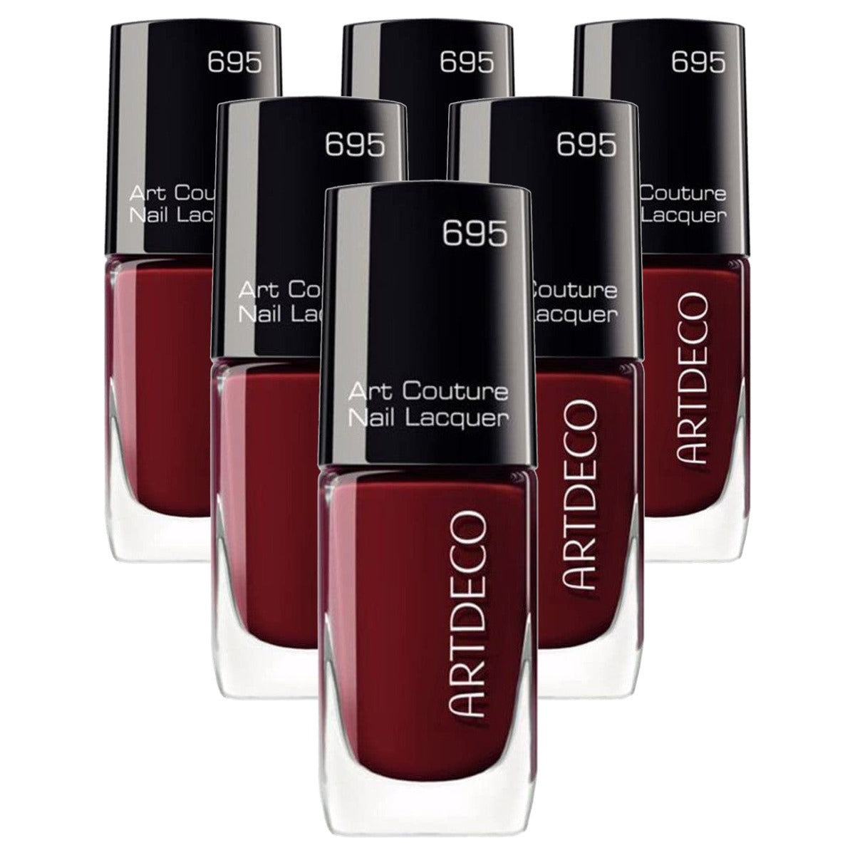 Artdeco Art Couture nagellak roodtinten sneldrogend - 6-pack