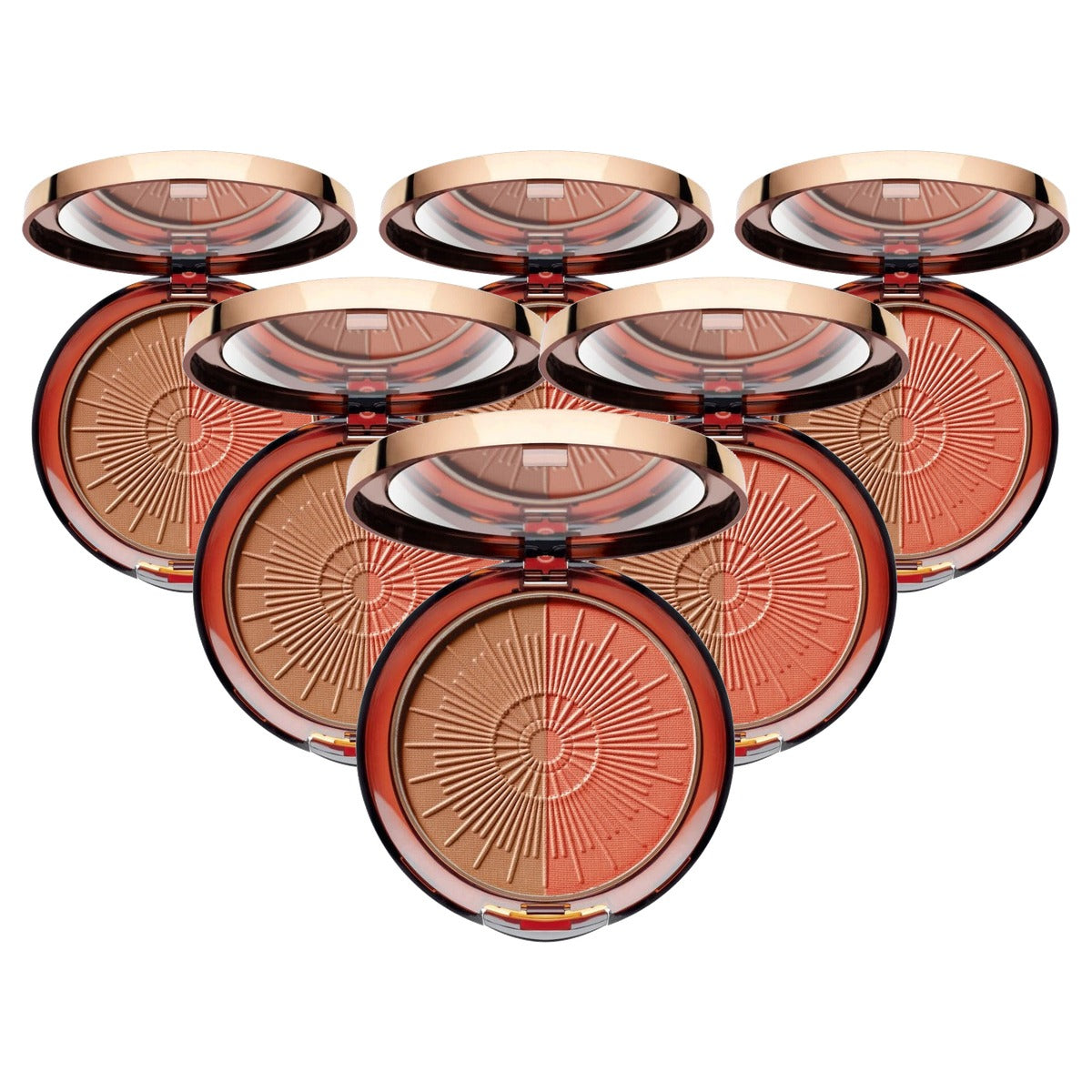 Artdeco Bronzing Powder Compact bronzer poeder 1 x 10 g - 6-pack