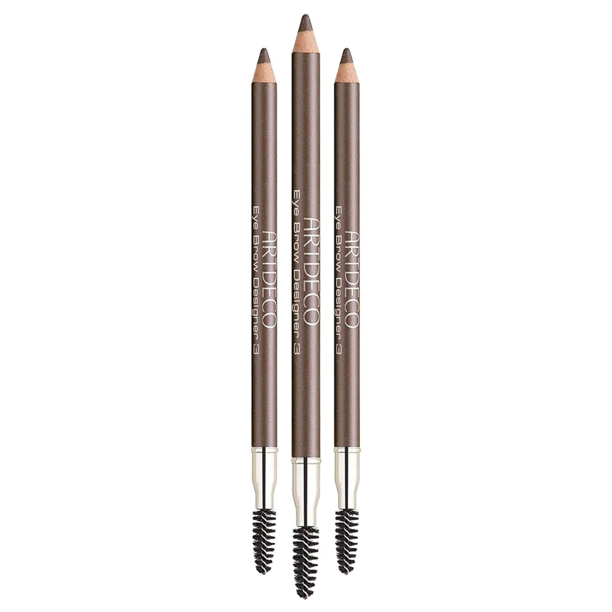 Artdeco Eye Brow Designer wenkbrauwstift met borstel bruin - 3-pack