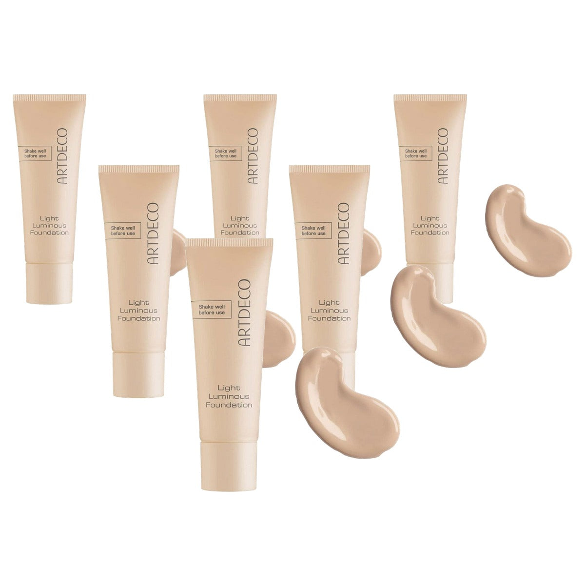 Artdeco Light Luminous Foundation nr. 22 natural chiffon 1 x 25 ml - 6-pack
