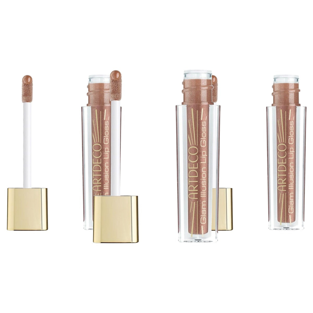 Artdeco Glam Illusion Lip Gloss wetlook en glittereffect 1 x 4 ml - 3-pack