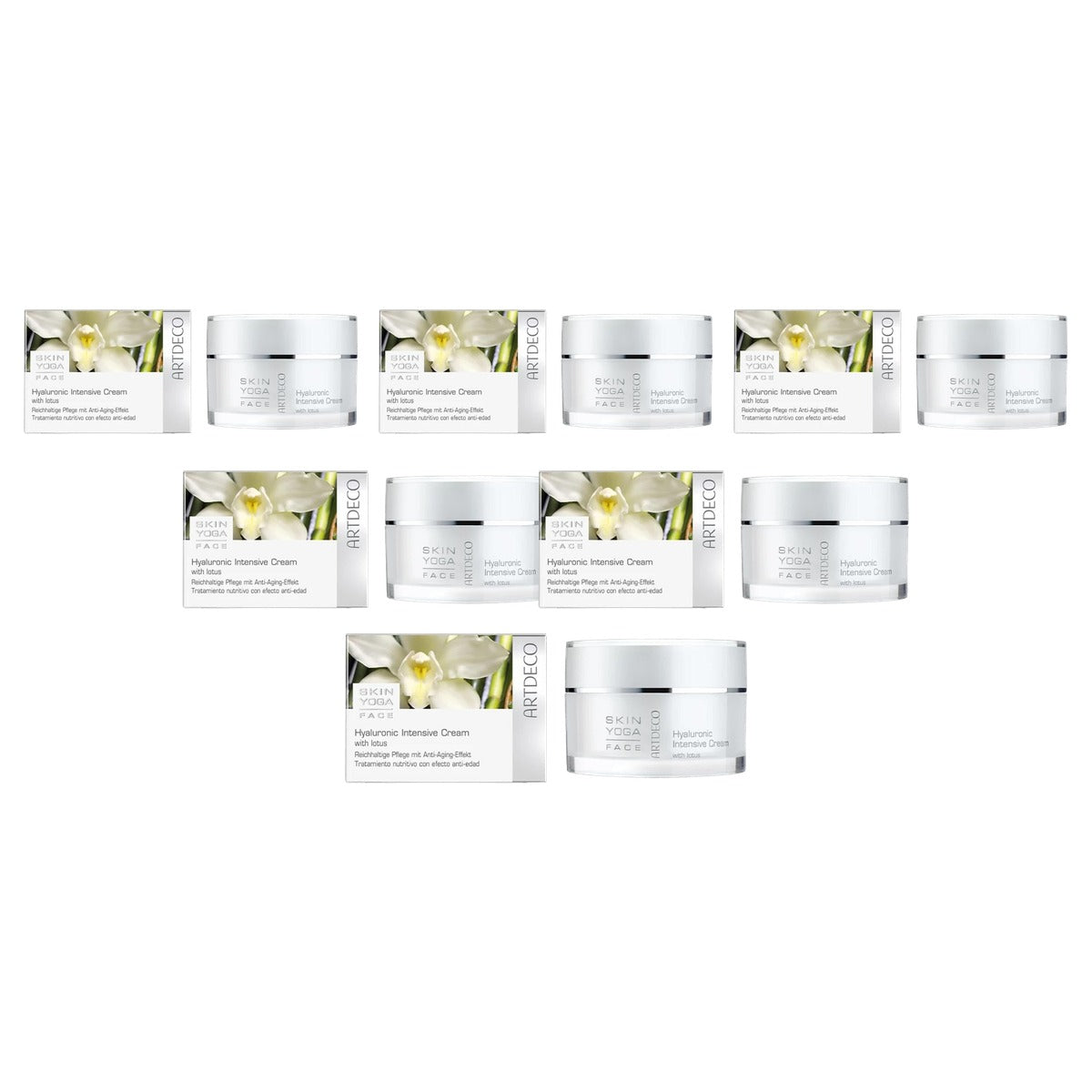 Artdeco Hyaluronic Intensive Cream gezichtscrème 1 x 50 ml - 6-pack
