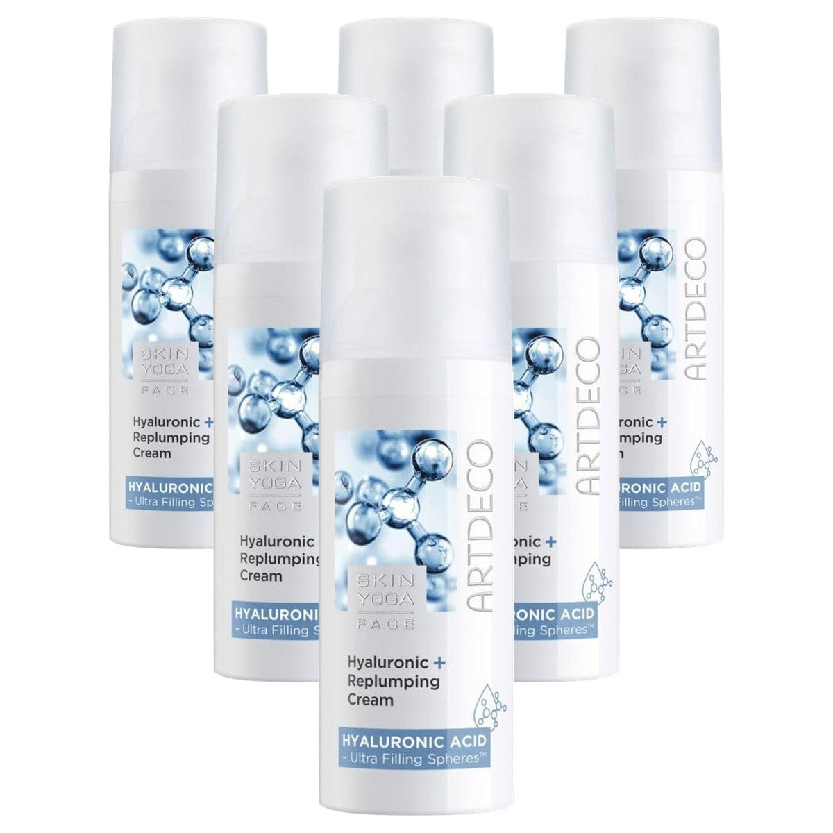Artdeco Hyaluronic + Plumping Cream anti-aging crème 1 x 50 ml - 6-pack
