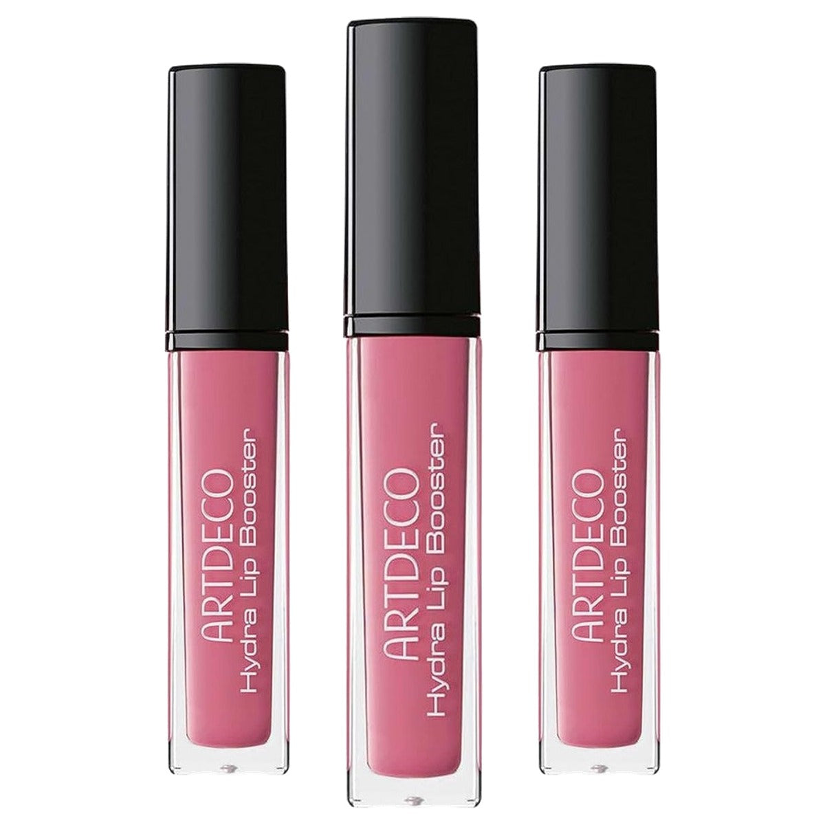 Artdeco Hydra Lip Booster lipgloss nr. 38 doorschijnend roze 1 x 6 ml - 3-pack