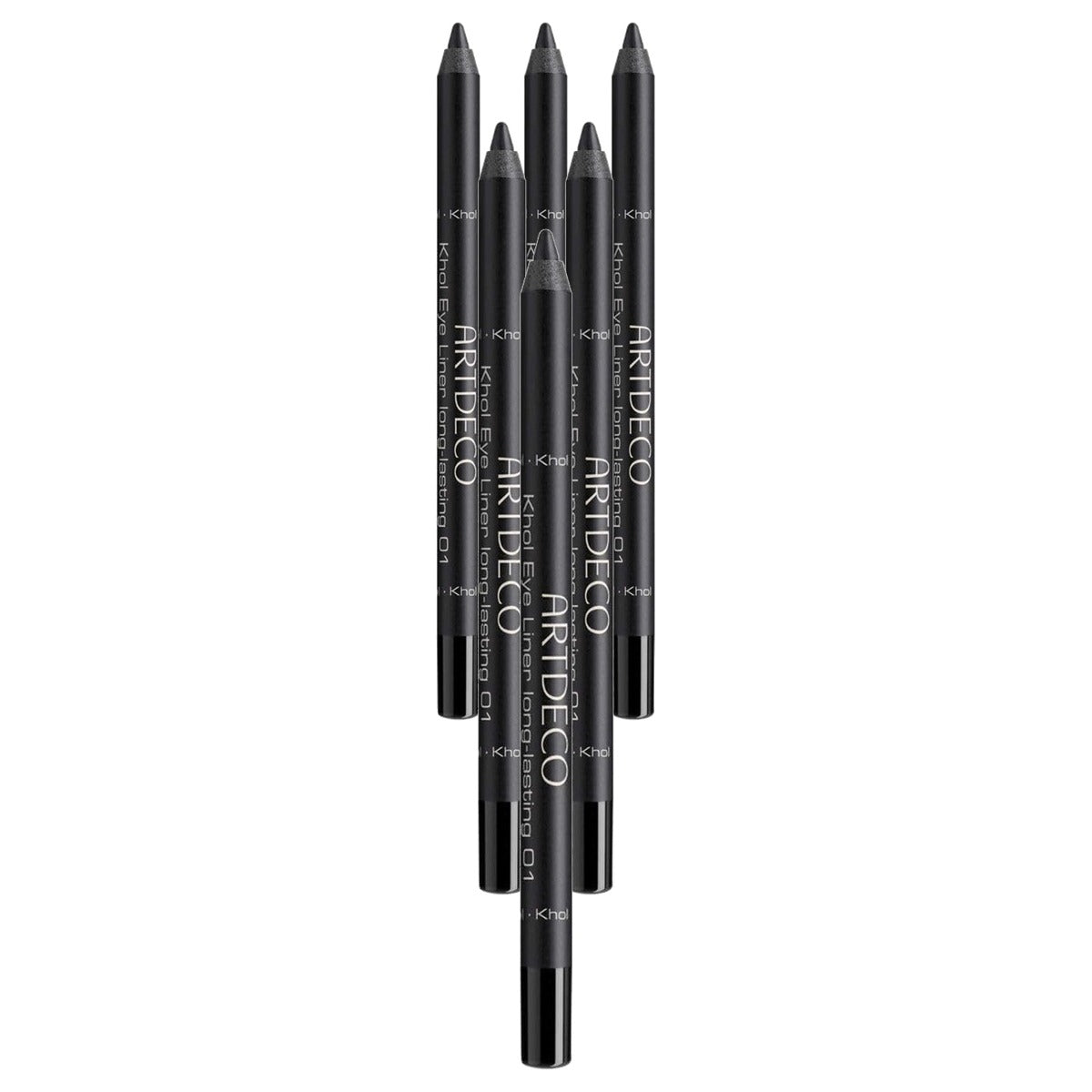 Artdeco Khol Eyeliner Long-Lasting kajal zwart 1 x 1,2 g - 6-pack