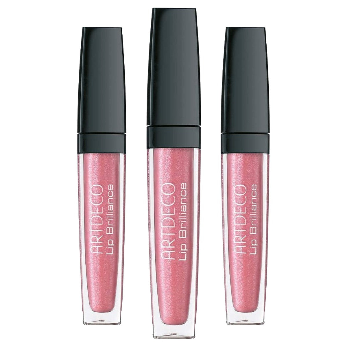 Artdeco Lip Brilliance lipgloss 64 brilliant rose kiss 1 x 5 ml - 3-pack