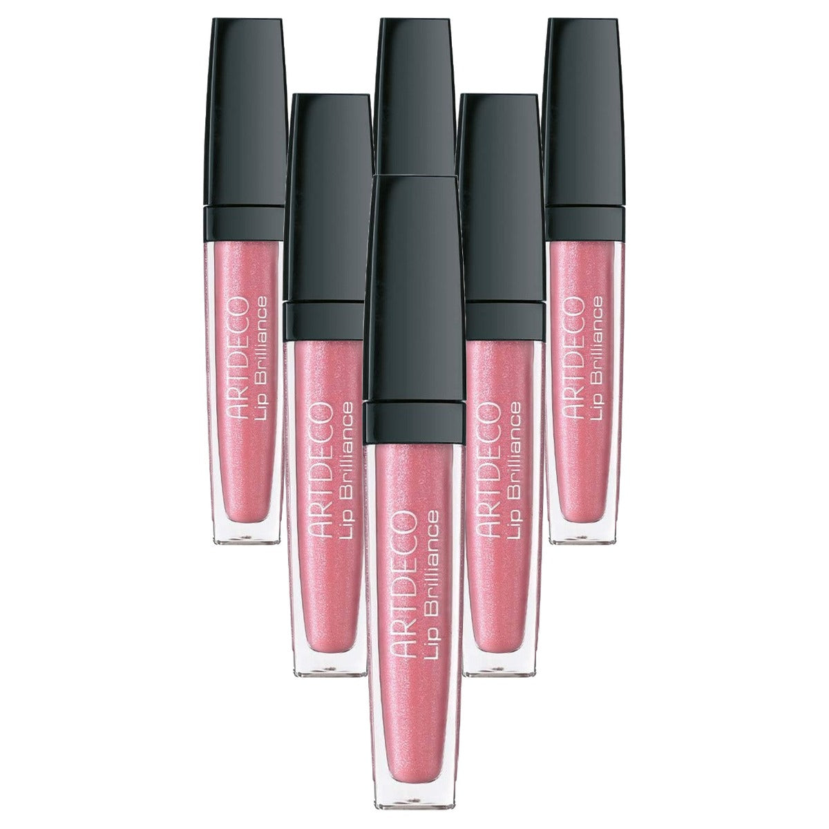 Artdeco Lip Brilliance lipgloss 64 brilliant rose kiss 1 x 5 ml - 6-pack