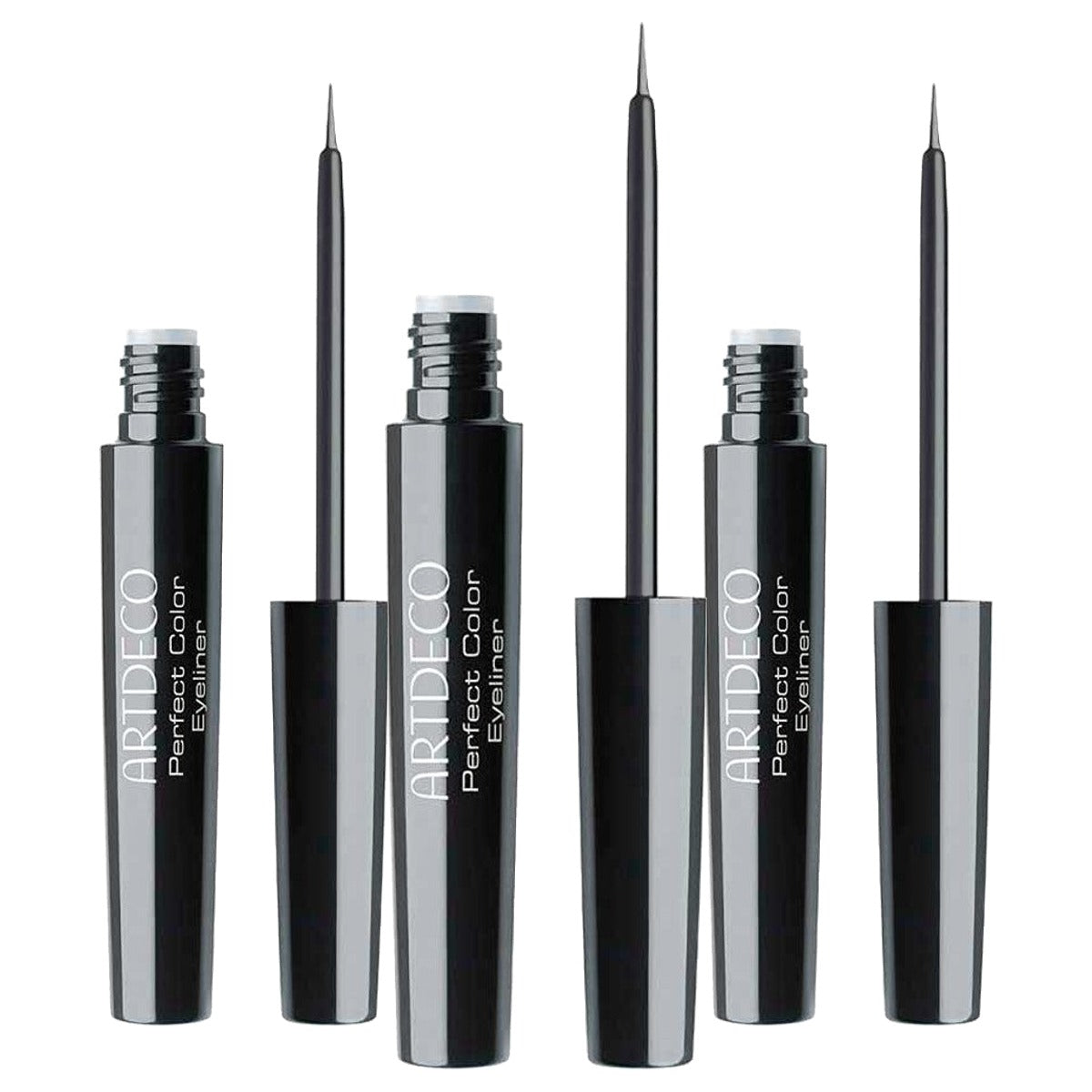 Artdeco Perfect Color Eyeliner vloeibaar mat zwart 1 x 4,5 ml - 3-pack