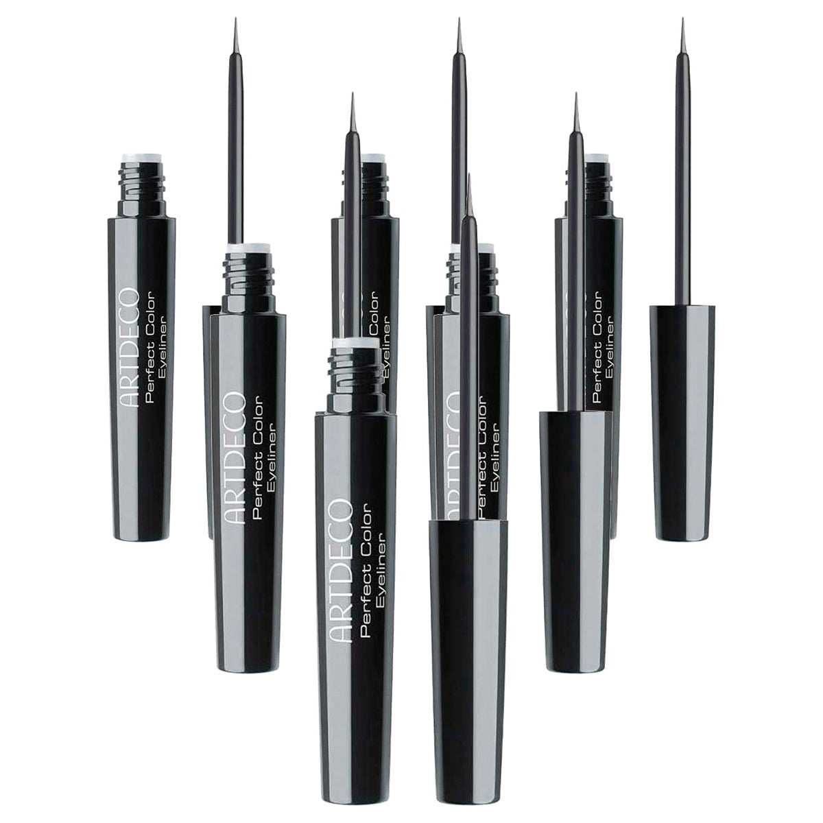 Artdeco Perfect Color Eyeliner vloeibaar mat zwart 1 x 4,5 ml - 6-pack