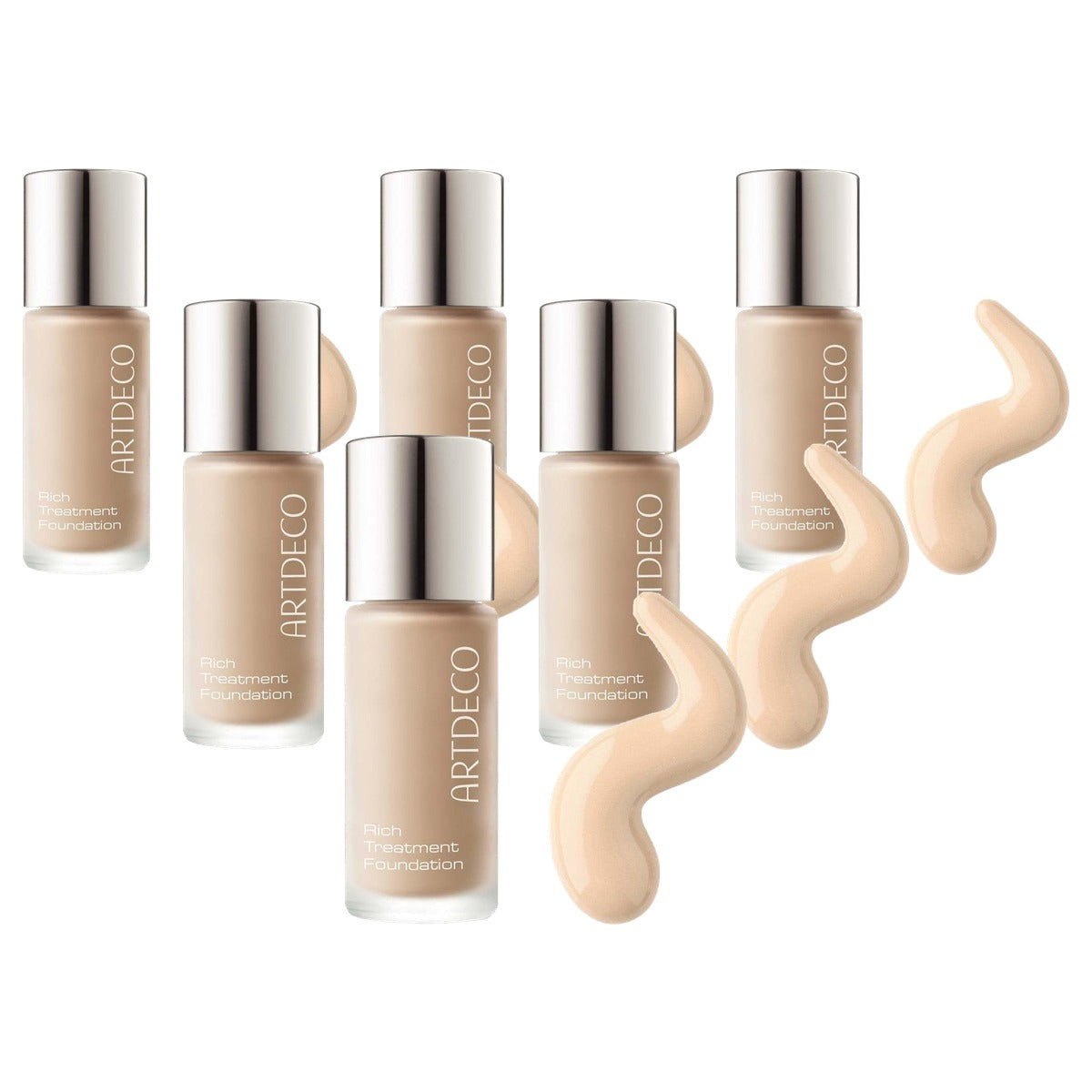 Artdeco Rich Treatment crème foundation vanilla rose 1 x 20 ml - 6-pack