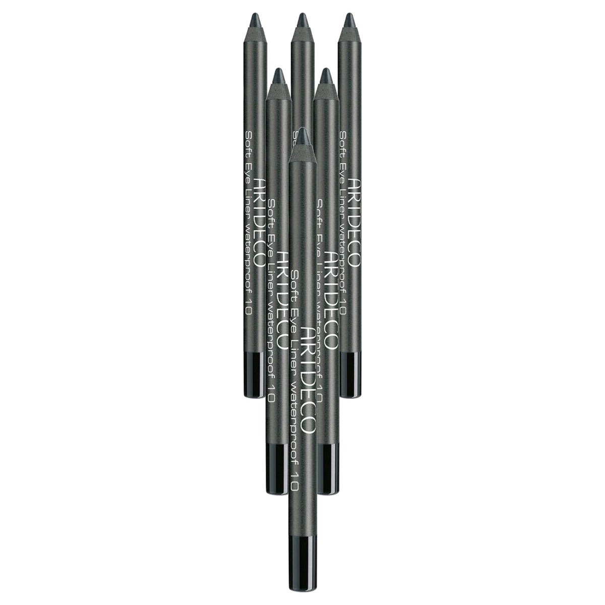 Artdeco Soft Eyeliner waterproof kajalstift nr. 10, 1 x 1,2 g - 6-pack
