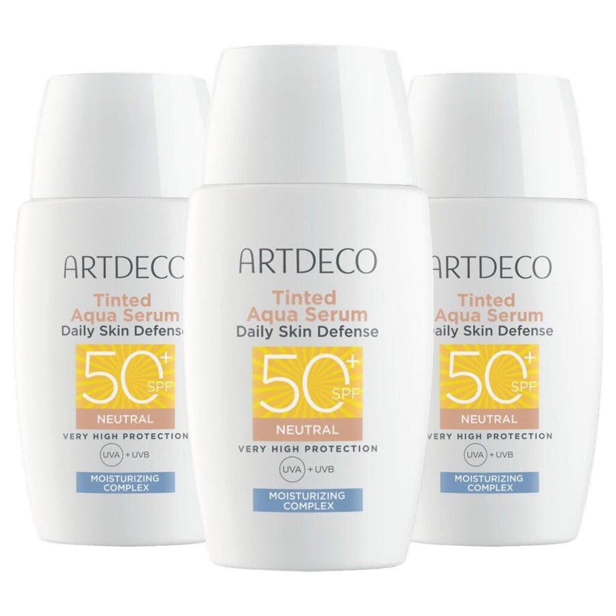 Artdeco Tinted Aqua Serum Daily Skin Defense SPF50+ 1 x 40 ml - 3-pack