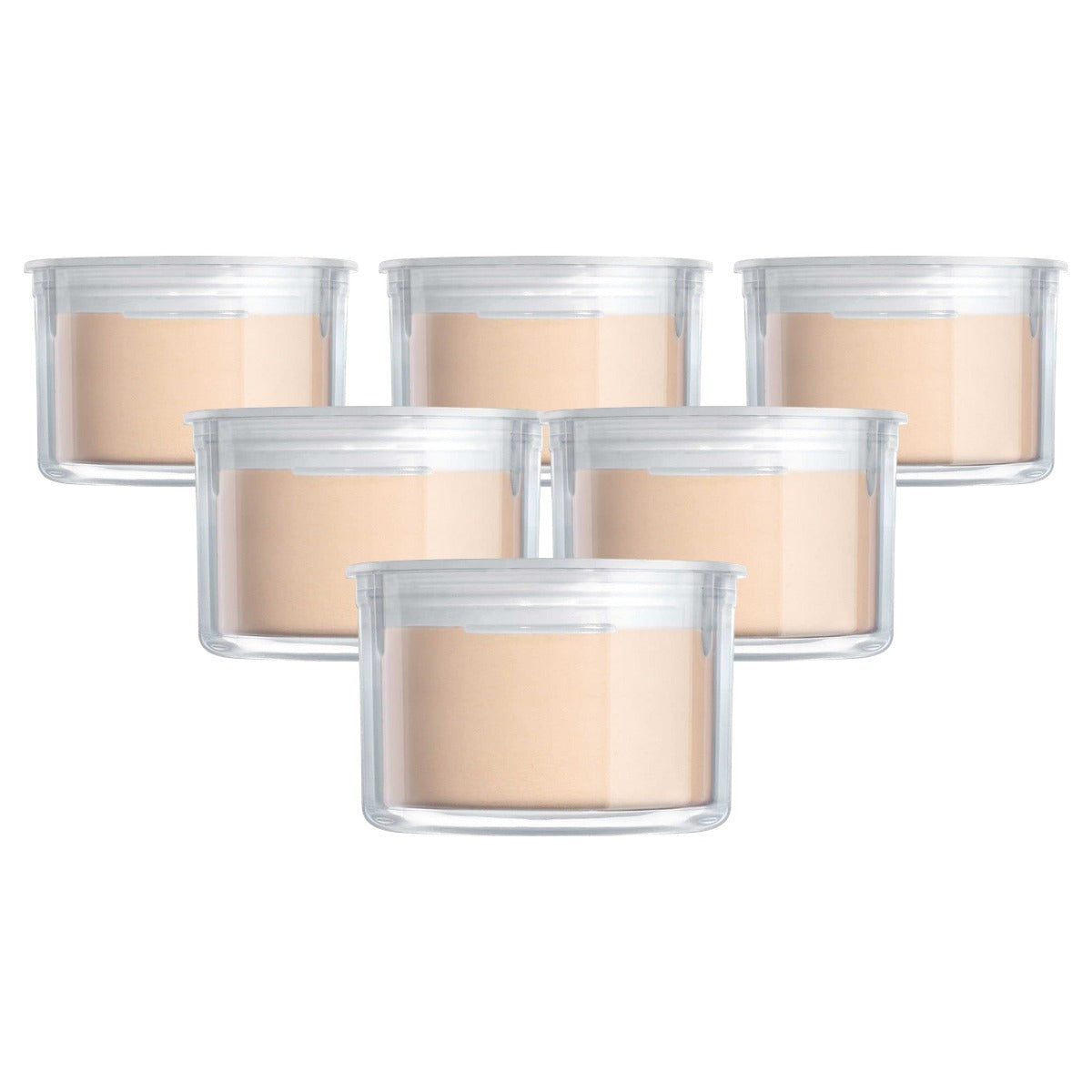 Artdeco Translucent Loose Powder navulling 02 doorschijnend 1 x 8 g - 6-pack