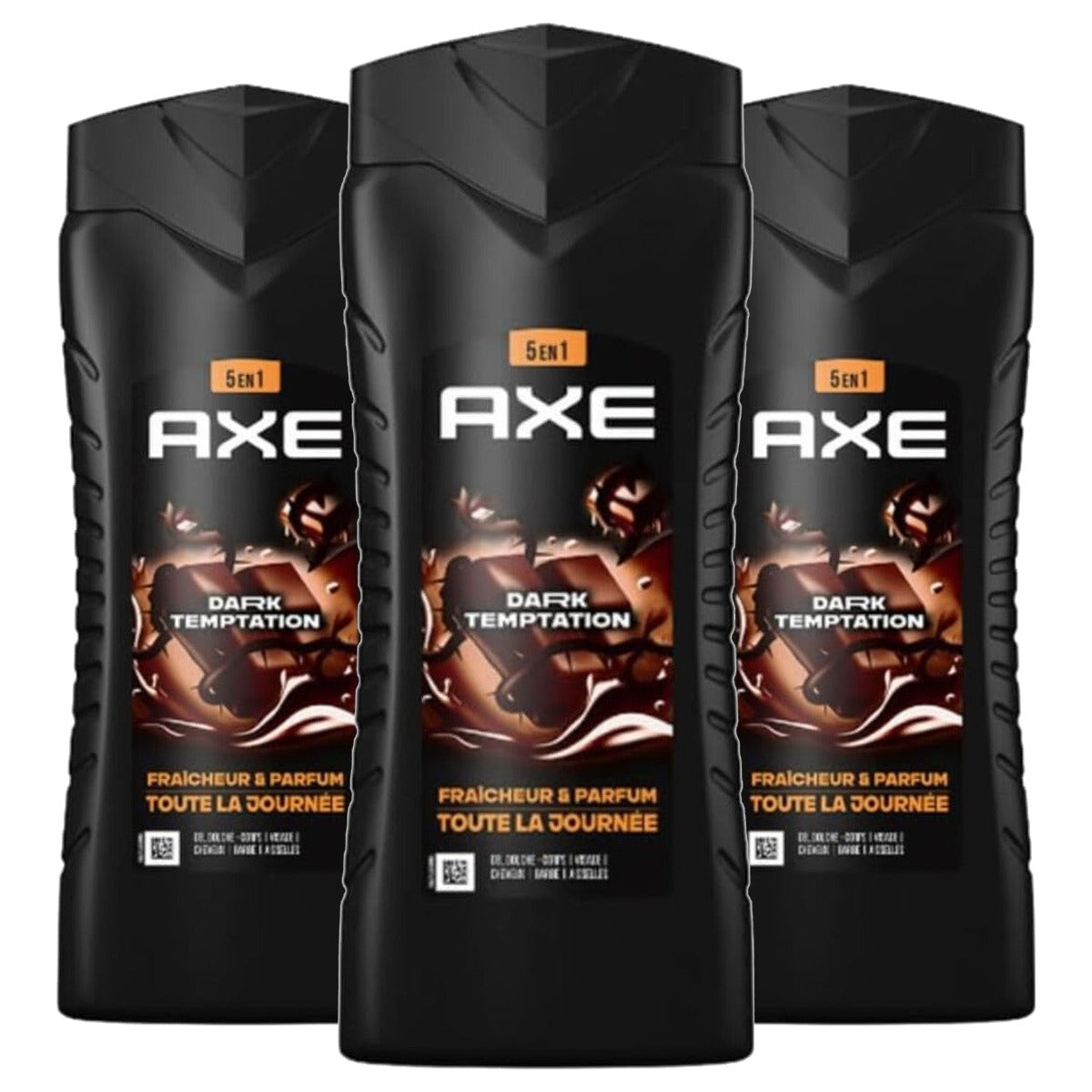 Axe 5-in-1 Douchegel Dark Temptation FIFA™ Edition 3 x 400 ml - Voordeelverpakking