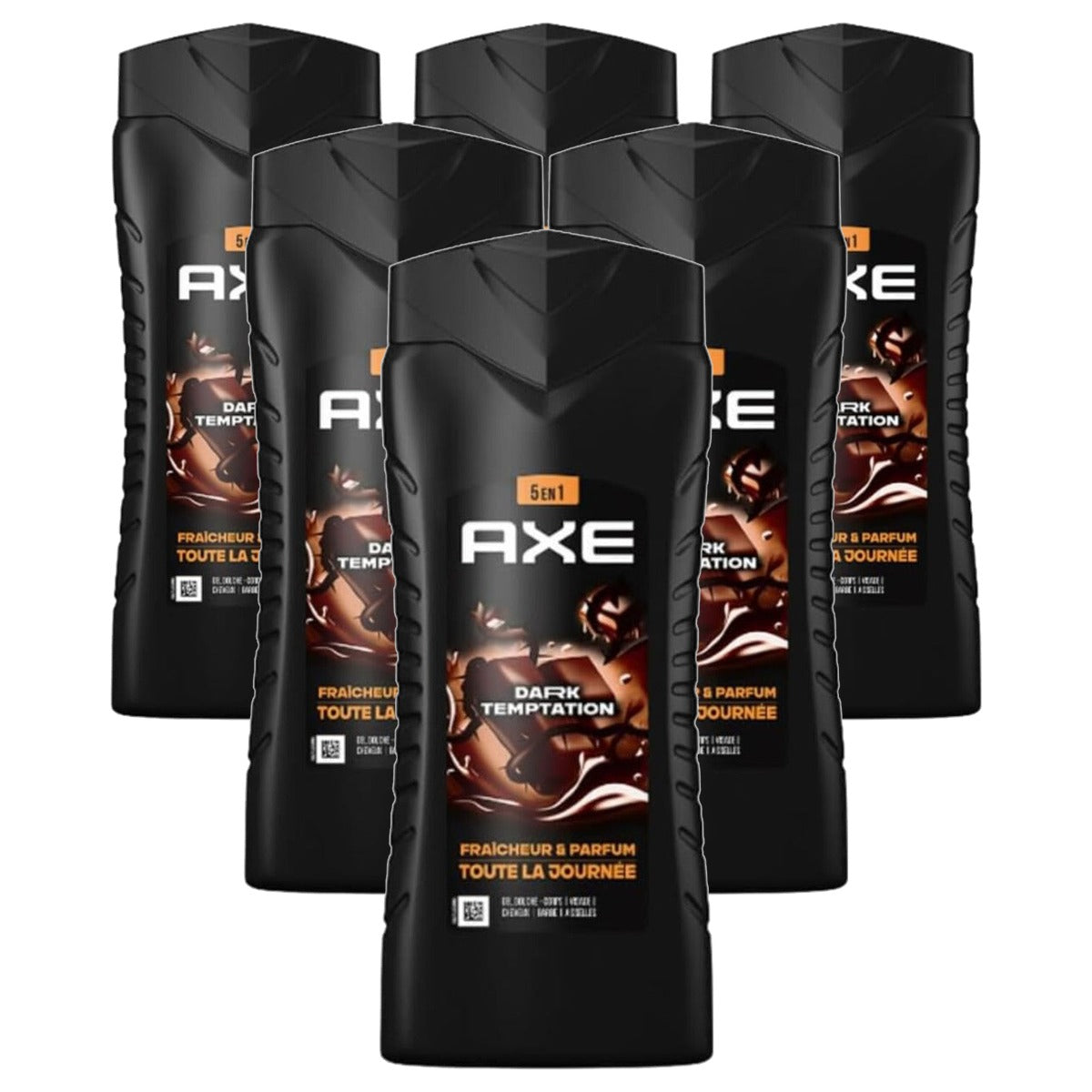 Axe 5-in-1 Douchegel Dark Temptation FIFA™ Edition 6 x 400 ml - Voordeelverpakking