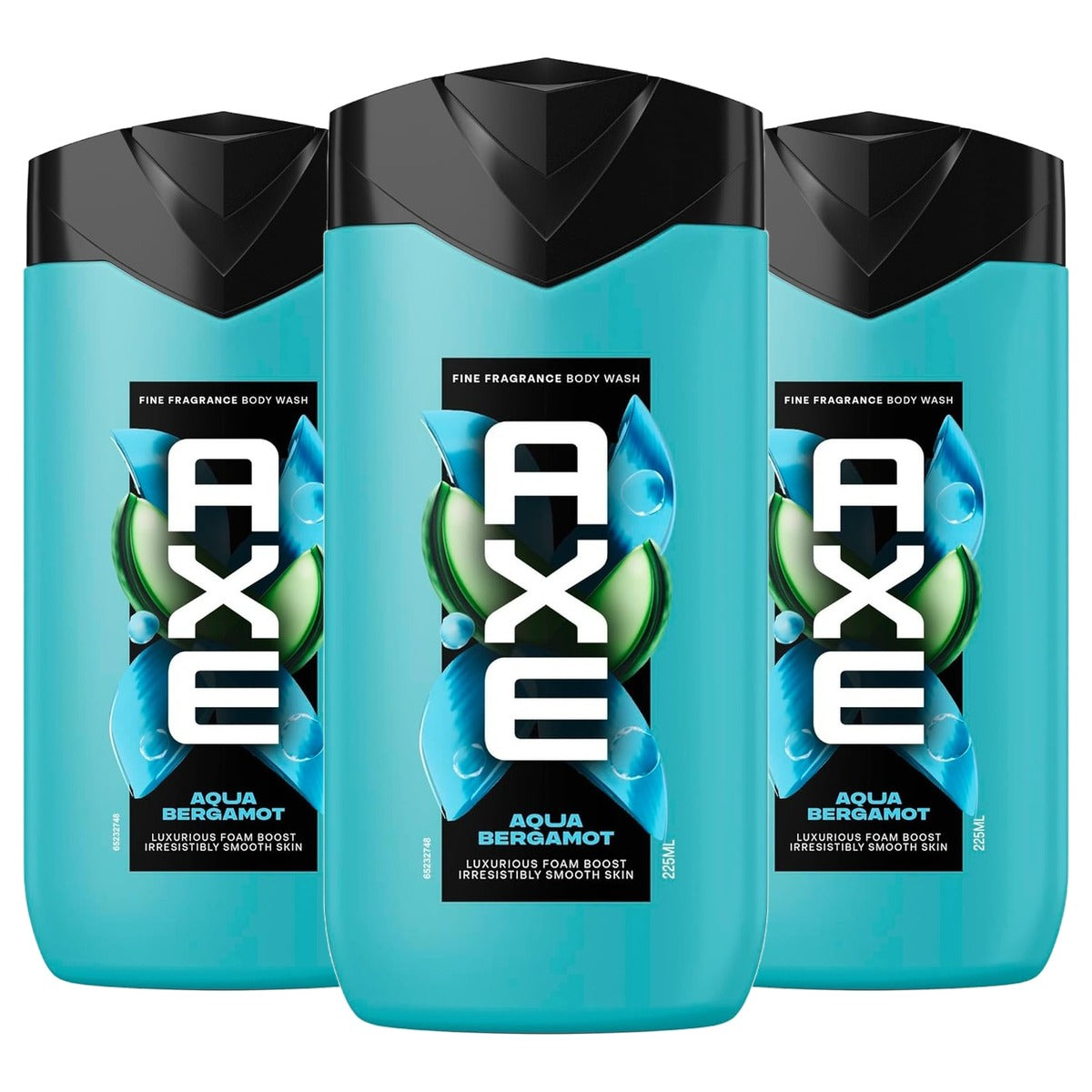 Axe Fine Fragrance Aqua Bergamot douchegel 3 x 225 ml - Voordeelverpakking